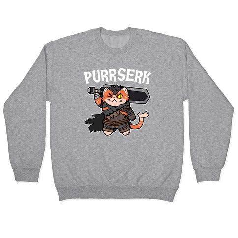 Purrserk Crewneck Sweatshirt