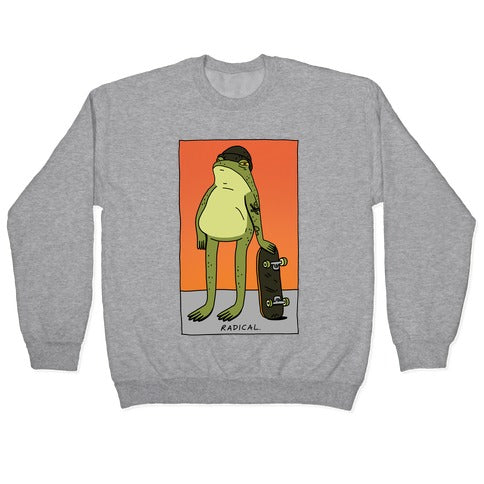 Radical Frog Skater Crewneck Sweatshirt