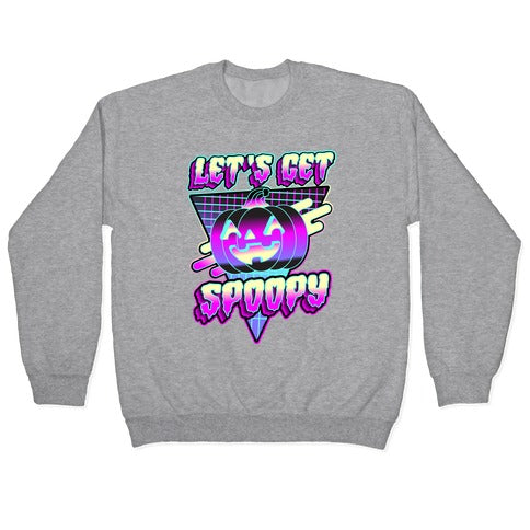 Retrowave Let's Get Spoopy Crewneck Sweatshirt