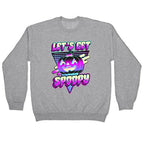 Retrowave Let's Get Spoopy Crewneck Sweatshirt
