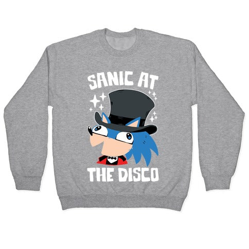 Sanic At The Disco Crewneck Sweatshirt