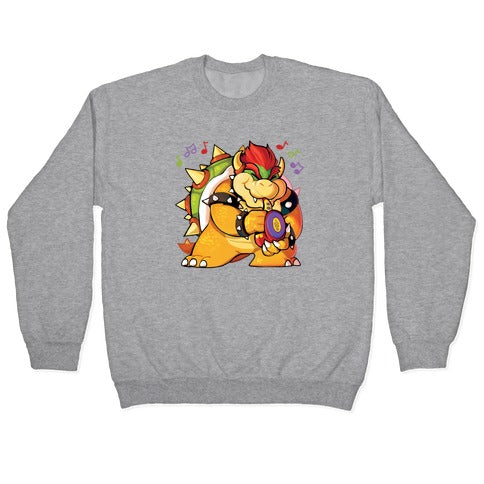 Sax-a-boom bowser Crewneck Sweatshirt
