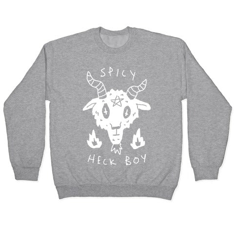 Spicy Heck Boy Satan Crewneck Sweatshirt