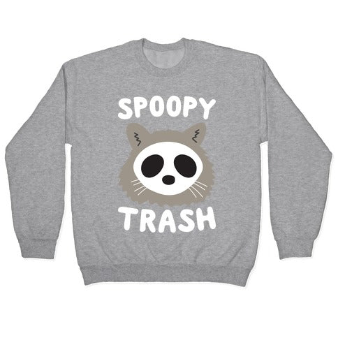 Spoopy Trash Raccoon Crewneck Sweatshirt