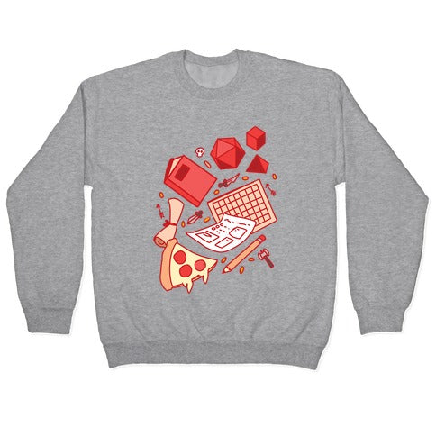 Tabletop RPG pattern Crewneck Sweatshirt