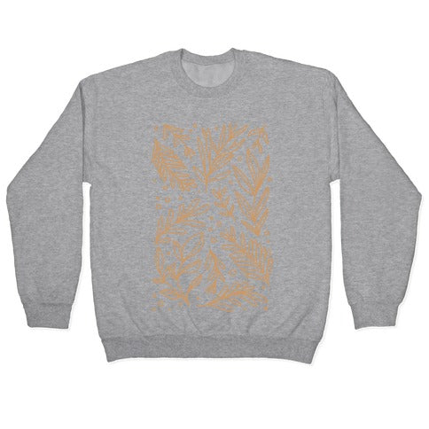 Tan Botanicals Crewneck Sweatshirt