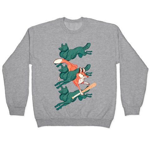 The Boy Who Runs With Wolves Crewneck Sweatshirt