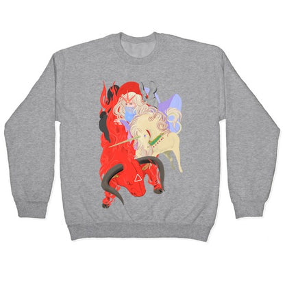 The Last Unicorn and the Red Bull Crewneck Sweatshirt