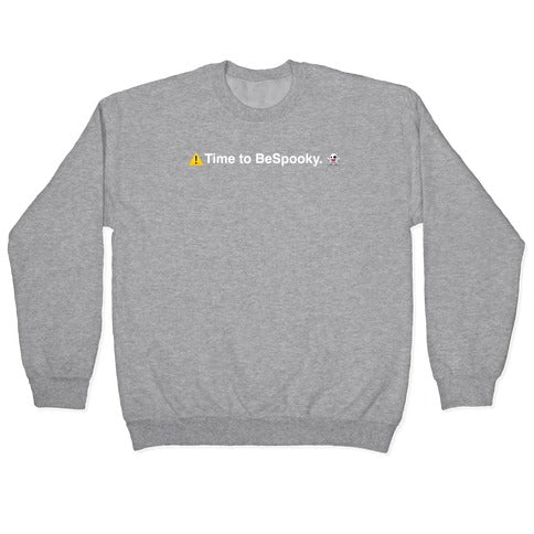 Time to BeSpooky. (BeReal Parody) Crewneck Sweatshirt
