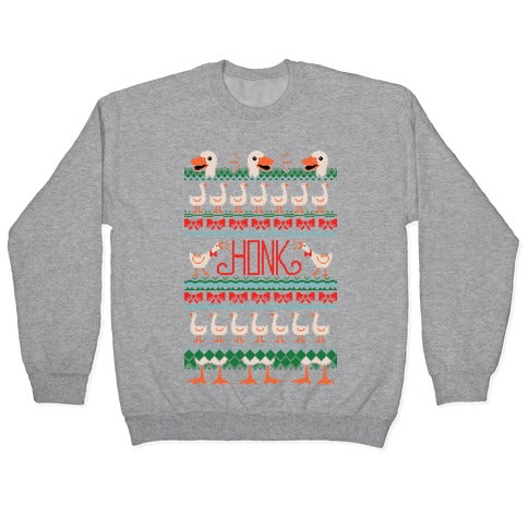 Ugly Goose Sweater Crewneck Sweatshirt