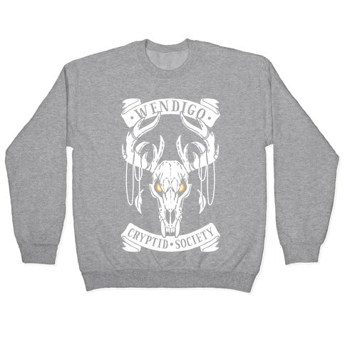 Wendigo Cryptid Society Crewneck Sweatshirt