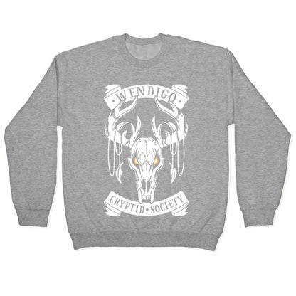 Wendigo Cryptid Society Crewneck Sweatshirt