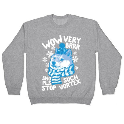 Winter Doge Crewneck Sweatshirt