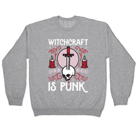 Witchcraft is Punk Crewneck Sweatshirt