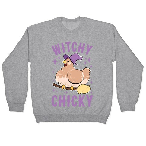 Witchy Chicky Crewneck Sweatshirt