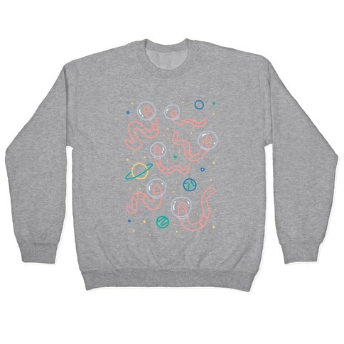 Worms In Space Crewneck Sweatshirt