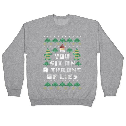 You Sit On a Throne of Lies Crewneck Sweatshirt