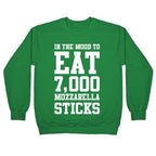 7,000 Mozzarella Sticks Crewneck Sweatshirt
