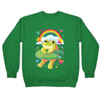 90's Rainbow Frog Crewneck Sweatshirt