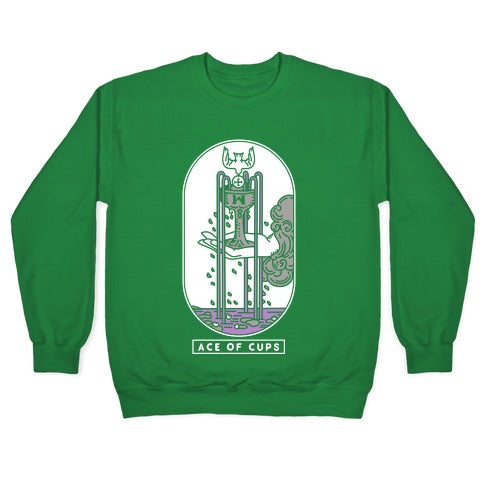 Ace of Cups Asexual Pride Crewneck Sweatshirt