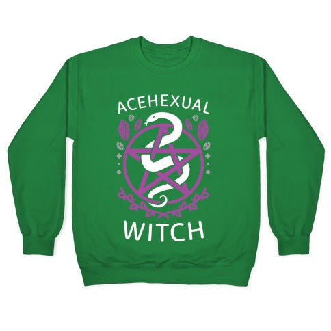 Acehexual Witch Crewneck Sweatshirt