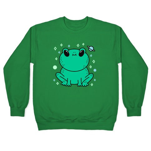 Alien Space Frog Crewneck Sweatshirt