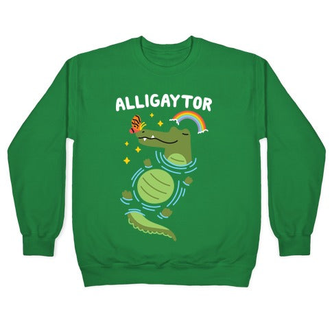 Alligaytor (Gay Alligator) Crewneck Sweatshirt