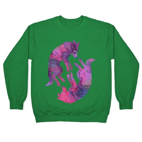 Astronaut Dogs Belka & Strelka Crewneck Sweatshirt