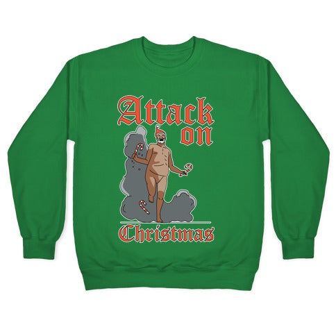 Attack On Christmas Crewneck Sweatshirt