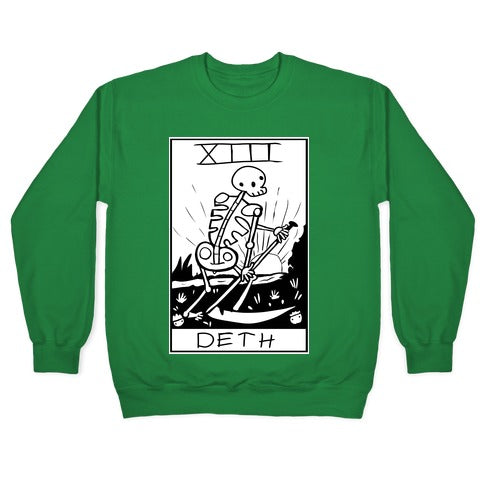 Badly Drawn Tarots: Death Crewneck Sweatshirt