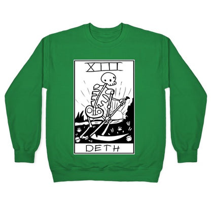Badly Drawn Tarots: Death Crewneck Sweatshirt