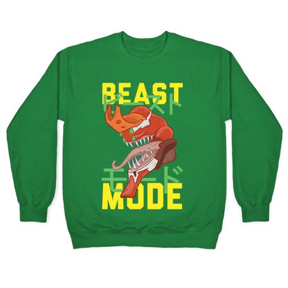 Beast Mode Eva Parody Crewneck Sweatshirt
