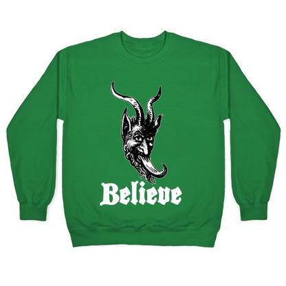 Believe In Krampus Crewneck Sweatshirt