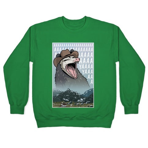 Big Enough Possum Crewneck Sweatshirt