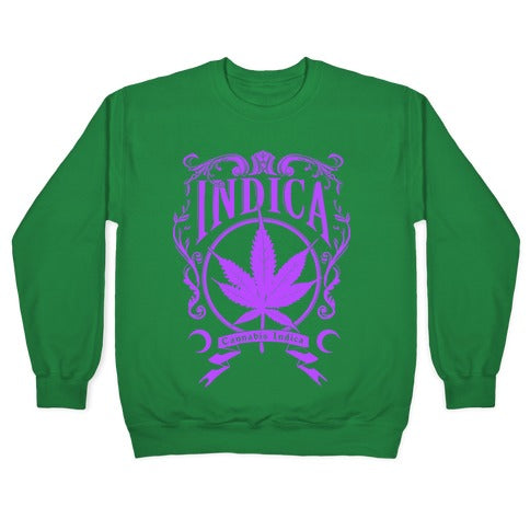 Cannabis Indica Crewneck Sweatshirt