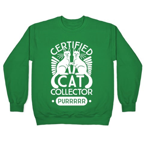 Certified Cat Collector Crewneck Sweatshirt