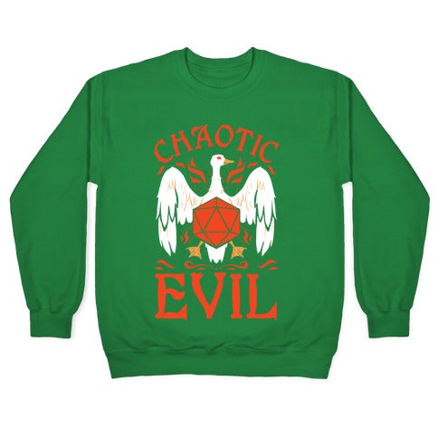 Chaotic Evil Goose Crewneck Sweatshirt