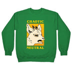 Chaotic Neutral Goat Crewneck Sweatshirt