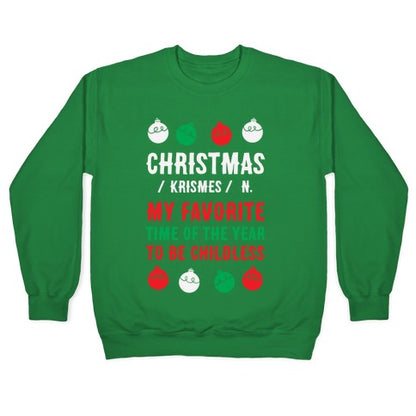 Christmas Definition Crewneck Sweatshirt