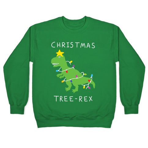 Christmas Tree Rex Crewneck Sweatshirt