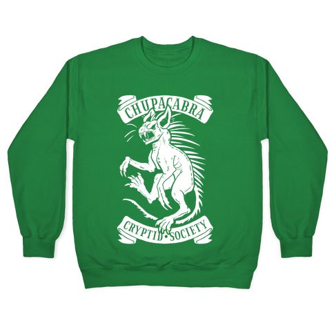 Chupacabra Cryptid Society Crewneck Sweatshirt