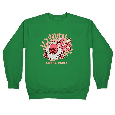 Coral Marx Crewneck Sweatshirt