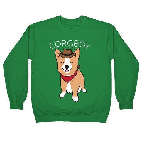 Corgboy Cowboy Corgi Crewneck Sweatshirt