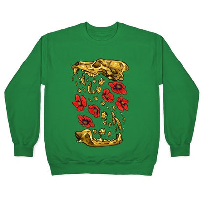 Coyote's Golden Skull Crewneck Sweatshirt