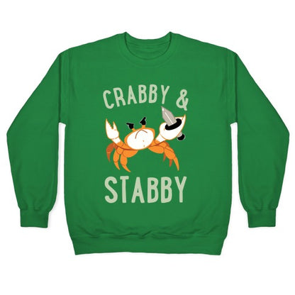 Crabby & Stabby Crewneck Sweatshirt