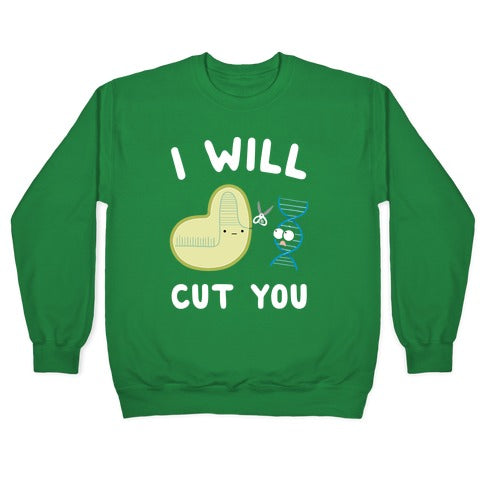 Crispr Will Cut You Crewneck Sweatshirt