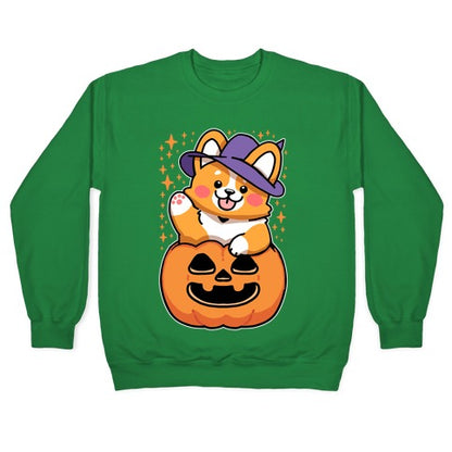 Cute Halloween Corgi Crewneck Sweatshirt