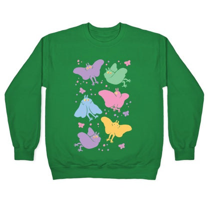 Cute Pastel Mothman Crewneck Sweatshirt