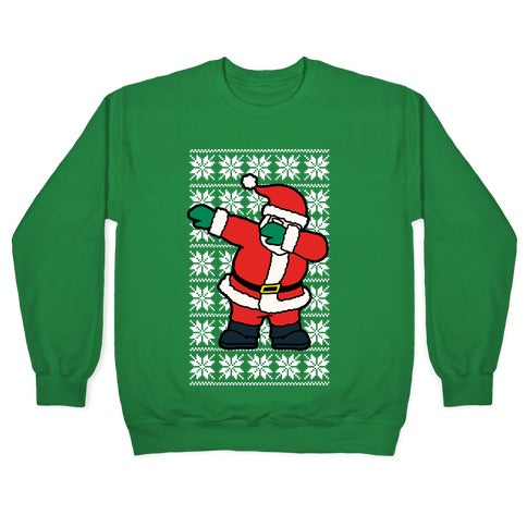 Dabbing Santa Crewneck Sweatshirt