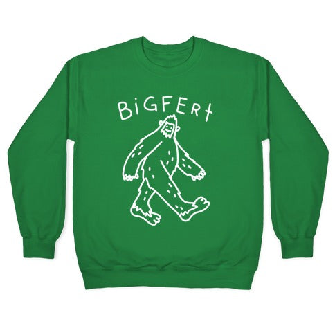 Derpy Bigfert Sasquatch Crewneck Sweatshirt